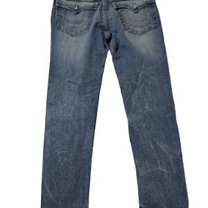 True Religion Slim Drop Rise Button Flap Size 29